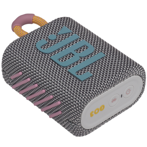JBL Go 3 Waterproof Portable Bluetooth Speaker Grey