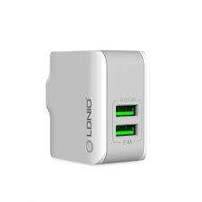 LDNIO 2 Port Travel Charger + Apple Cable
