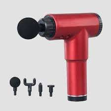 Massage Gun with 4 Changeable Heads - RED
