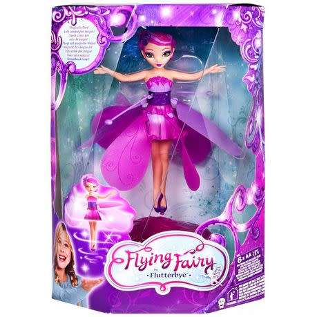 Flutterbye Flying Fairy - Pink/Purple