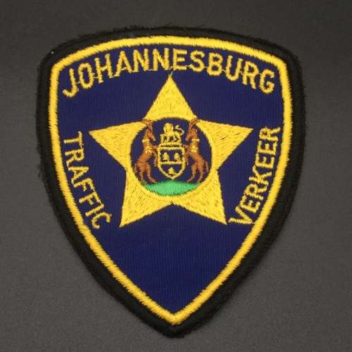 Old Johannesburg Traffic Officer Cloth Badge