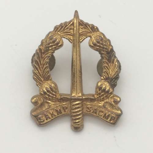 South African  `Corps of Military Police` Cap Badge