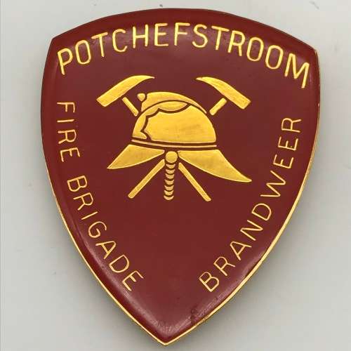 South Africa - `Potchefstroom Fire Brigade` Shoulder Flash (3 Pins)