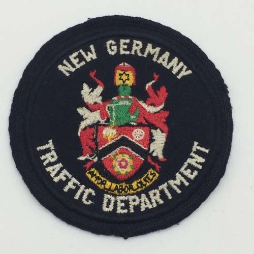 South Africa - Obsolete `New Germany Traffic Department` Cloth Badge
