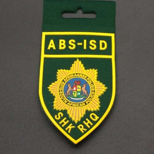 South Africa - Old 'S.A. Police ABS-ISD & SHK. RHQ' Shoulder Flash