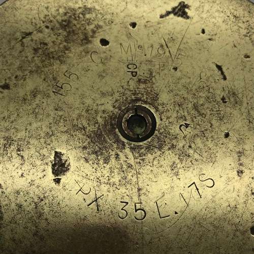 WWI - Large P.O.W./Trench Art Artillery Brass Shell ( Lt. A.N.G. CARSWEL R.F.A. ) (For Ralph)