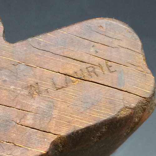 Vintage Wooden and Brass Plane (D. Malloch, Perth)