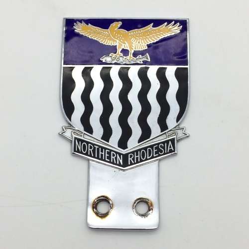 Rare `Northern Rhodesia` Enamel Car Badge