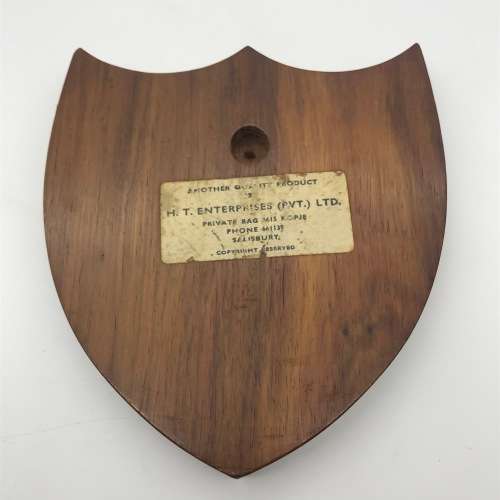 Rhodesian Army `Operation Thrasher` Copper Plaque