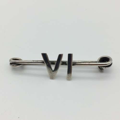 Solid Silver `6th SA Armoured Car Regiment Sweetheart Brooch