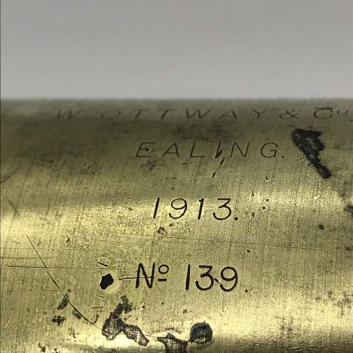 British - WWI `Gun Sighting Telescope` (W OTTWAY and CO 1913)
