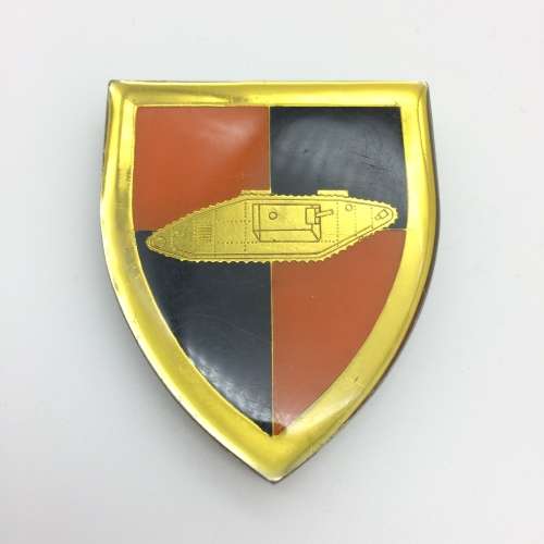SADF - SA School of Armour (Gold Type) Shoulder Flash (3 x Pins)
