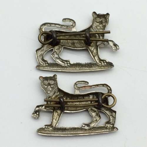 British - Pair of `Gordon Highlanders` Collar Badges