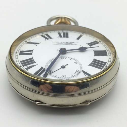 Antique Giant 8 Day Pocket Watch by Mappin and Webb (1908)