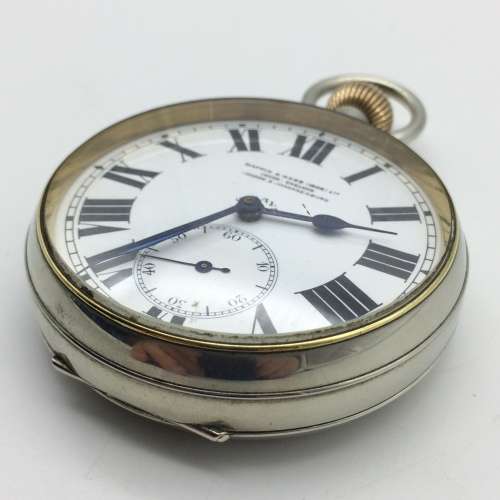 Antique Giant 8 Day Pocket Watch by Mappin and Webb (1908)