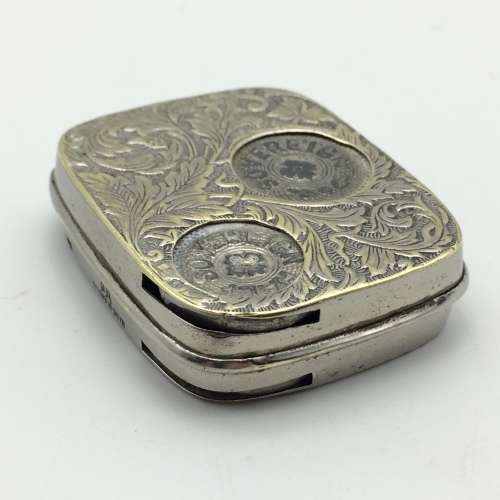 Antique Sovereign and Multiple Coin Holder