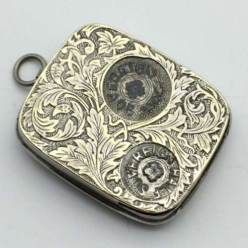 Antique Sovereign and Multiple Coin Holder
