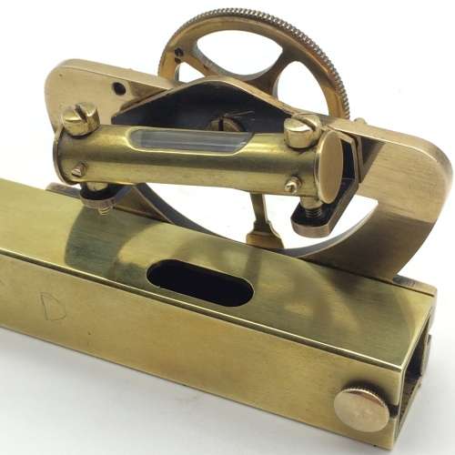 WW1 - Antique Brass Abney Level/Clinometer (T. Cooke and Sons)