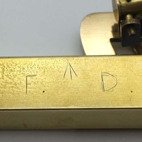 WW1 - Antique Brass Abney Level/Clinometer (T. Cooke and Sons)