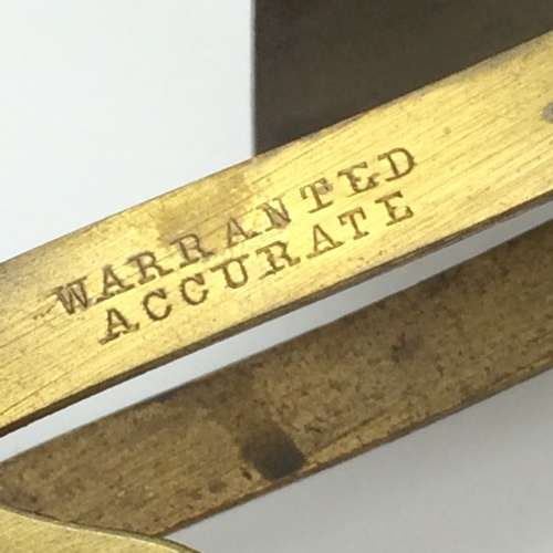 Vintage Brass and Wooden Postal Scale