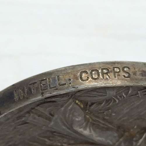 Boer War - Scarce Q.S.A Medal (OFS, TVL, SA01) to `INTELL. CORPS` (TRP. C.D. WALES)