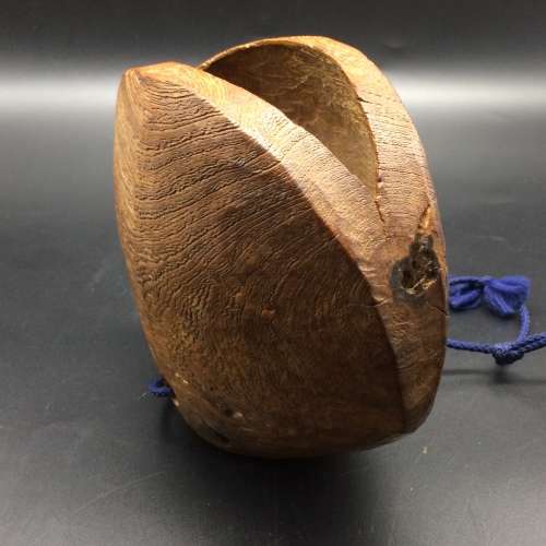 Early Somali Carved Wooden Camel Bell