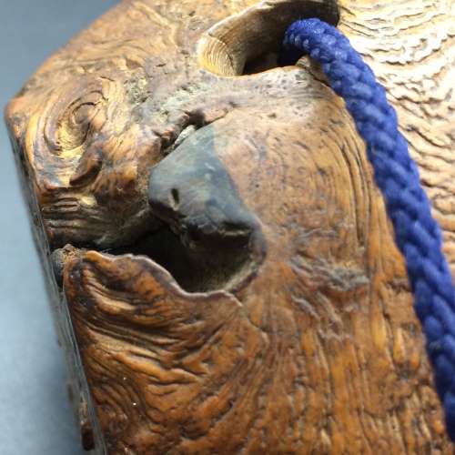 Early Somali Carved Wooden Camel Bell