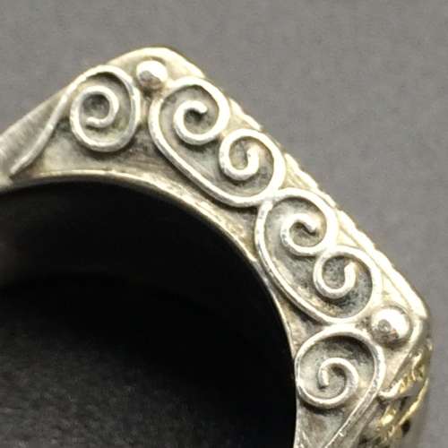 WW2  Scarce Silver `North African Campaign` Souvenir Ring