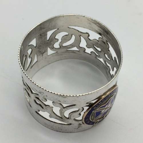 Union Castle Line `R.M.M.V. Winchester Castle` Napkin Ring