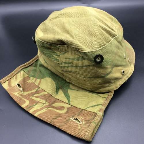 Rhodesian Bush War Camo Flap Cap (Original)