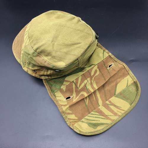 Rhodesian Bush War Camo Flap Cap (Original)