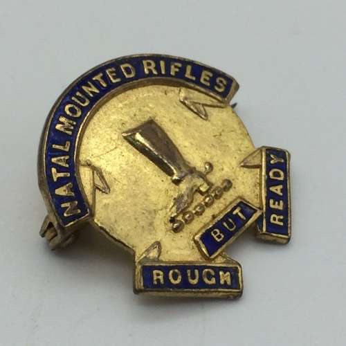 South Africa  Early `Natal Mounted Rifles` Lapel Pin