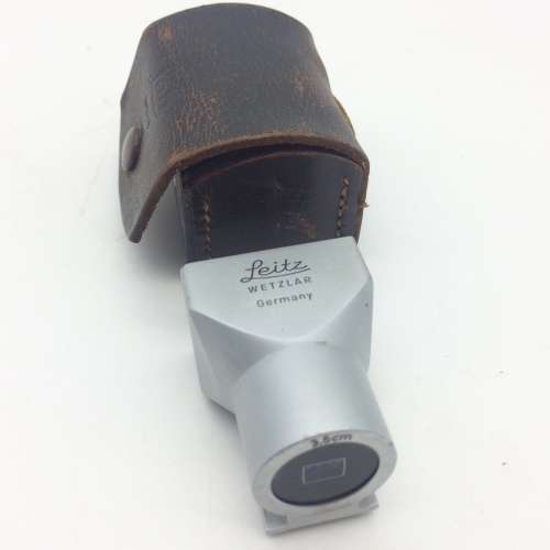 `LEICA (Lietz Wetzlar) 35mm VIEWFINDER` (Silver Metal)
