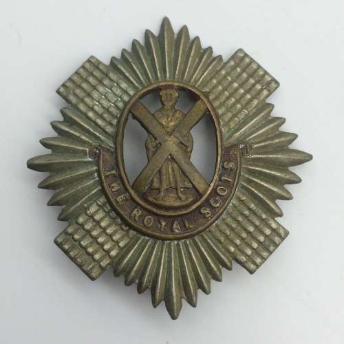 British - `The Royal Scots` Cap Badge
