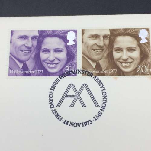 1973 Royal Wedding Silver Proof First Day Medallion (Princess Anne)