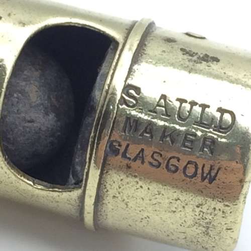 Rare - Victorian `Pig Nose Whistle` (AULD - GLASGOW)