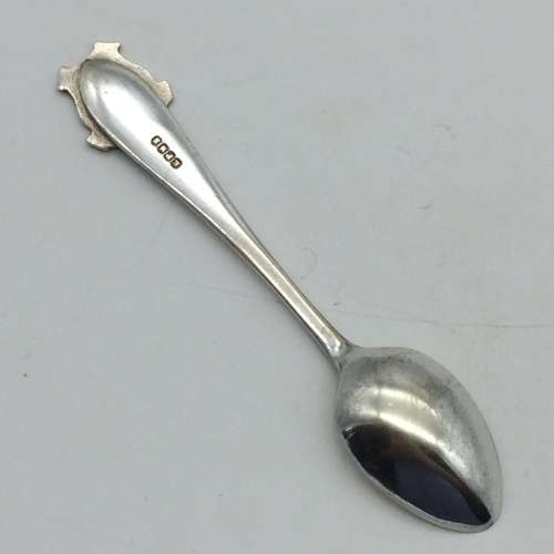 Southern Rhodesia Silver-Plated and Enamel Spoon
