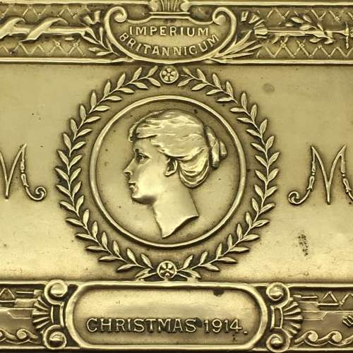 WW1 - Christmas `1914 Princess Mary` Brass Box