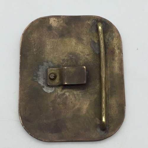Antique `D.B. POLICE 260` Brass Buckle
