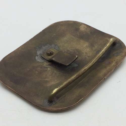 Antique `D.B. POLICE 260` Brass Buckle