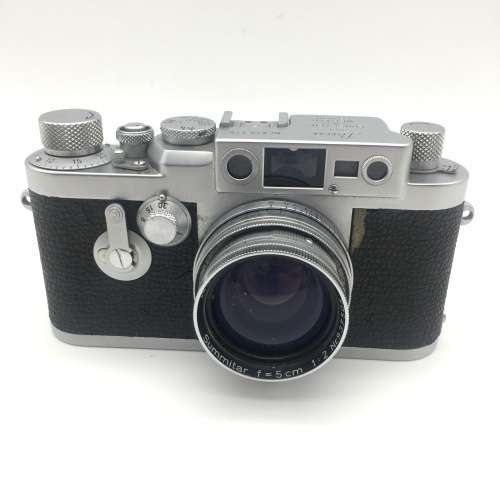 Rare `Leica IIIg` 1950`s Camera with Lens and Case