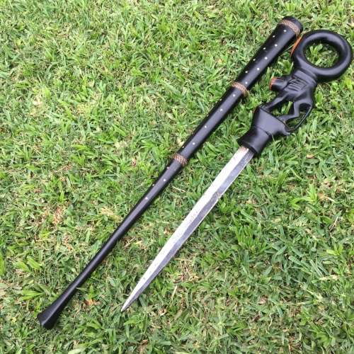 Impressive `Shona Bakatwa` African Dagger/Walking Stick