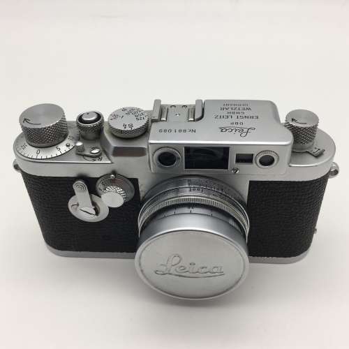 Rare `Leica IIIg` 1950`s Camera with Lens and Case (Nr.881089)