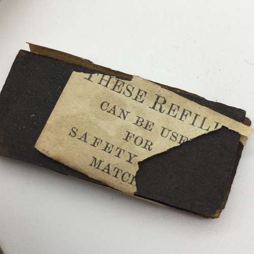 Vintage Brass `Scotch Whisky` Vesta Case