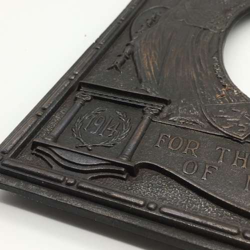 Impressive WW1 `For the Freedom of Mankind` Iron Photo Frame (for Hans)