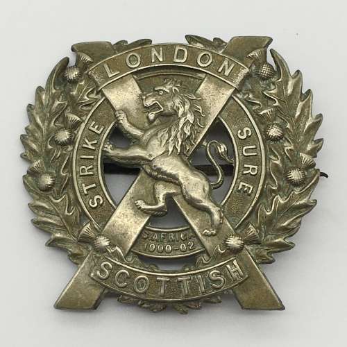 British - `London Scottish` Glengarry Badge (for Hans)