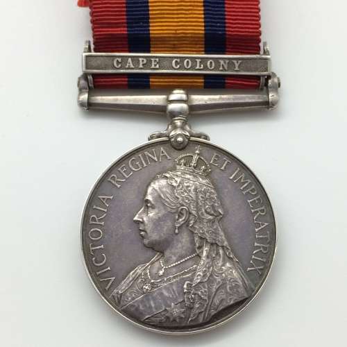 Rare Boer War - Q.S.A. `Casualty with Ghost Dates` Medal (W. Smith - Seaforth Highlanders)