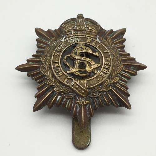British - WW1 `Army Service Corps` (ASC) Cap Badge (Lambourne and Co.)
