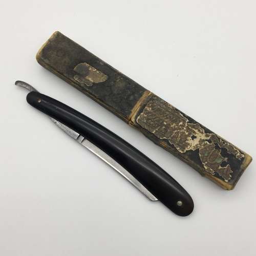 Vintage `Straight Cut-Throat` Razor (R.T. KLEIN)