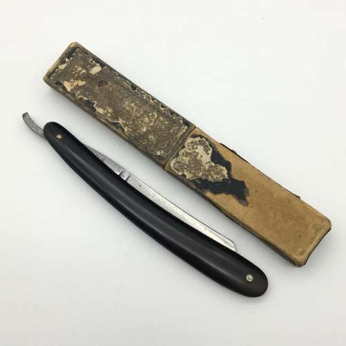 Vintage `Straight Cut-Throat` Razor (R.T. KLEIN)